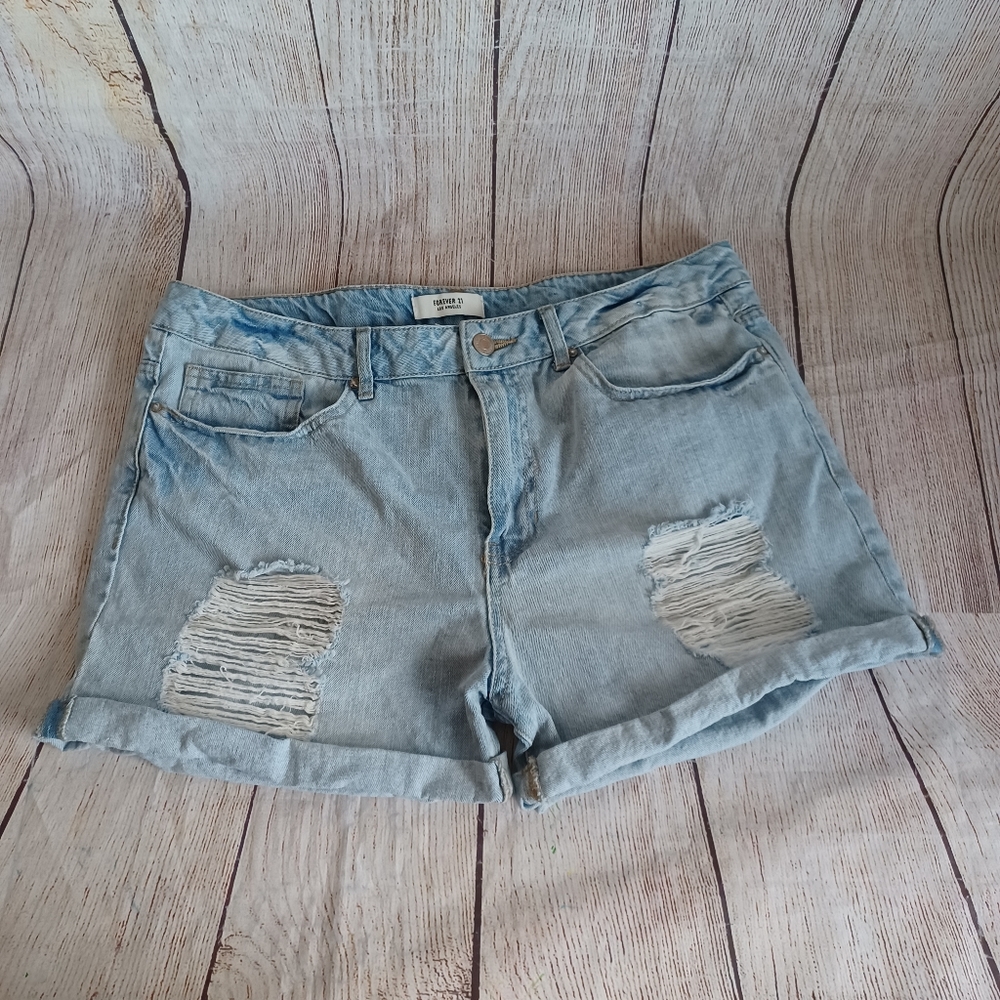 Forever 21 distressed shorts